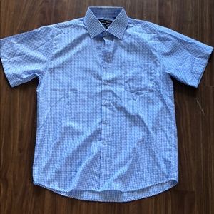 Light Blue Patterned Button Down